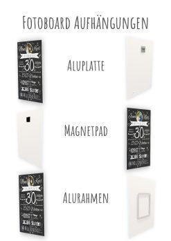 Meilensteintafel Chalkboard Geschenk 30. Hochzeitstag Perlenhochzeit Personalisiert Retro Stilvoll14