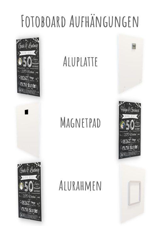 Meilensteintafel Chalkboard Geschenk 50. Hochzeitstag Goldene Hochzeit Jubiläum Ehepaar Personalisiert Retro Lights 014