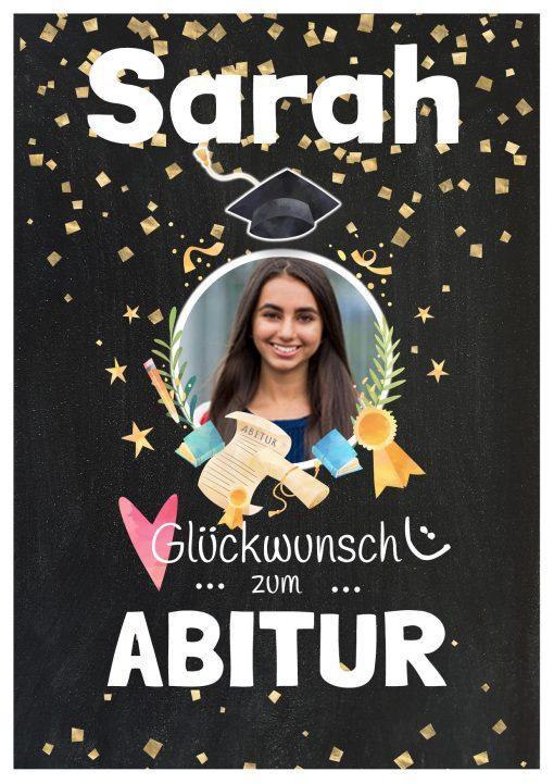 Meilensteintafel Chalkboard Geschenk Abitur Abi Schulabschluss Abschluss Schule Personalisiert Frau Mann Chalk Spot