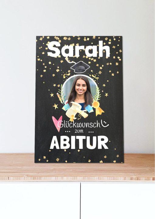 Meilensteintafel Chalkboard Geschenk Abitur Abi Schulabschluss Abschluss Schule Personalisiert Frau Mann Chalk Spot05