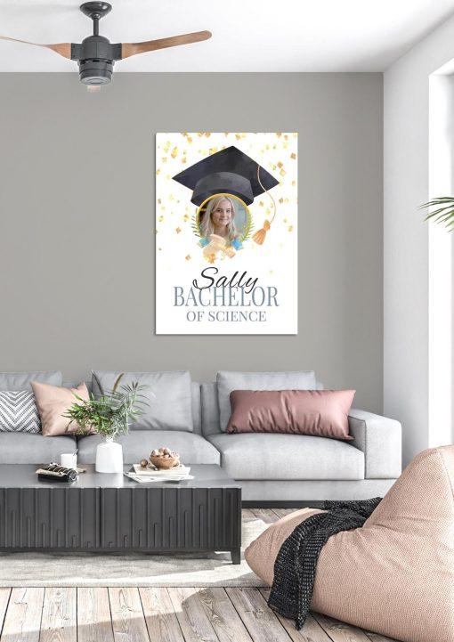 Meilensteintafel Chalkboard Geschenk Bachelor Uni Abschluss Personalisiert Frau Mann Meisterhaft03