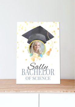 Meilensteintafel Chalkboard Geschenk Bachelor Uni Abschluss Personalisiert Frau Mann Meisterhaft06