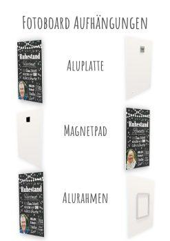 Meilensteintafel Chalkboard Geschenk Rente Ruhestand Personalisiert Mann Frau Lights14