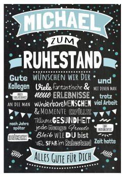 Meilensteintafel Chalkboard Geschenk Ruhestand Rente Personalisiert Abschiedsgeschenk Kreidetafel Mann Frau Beste Kollegen Chalk 1 (2)