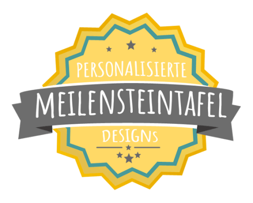 Meilensteintafel Chalkboard Siegel Personalisiert