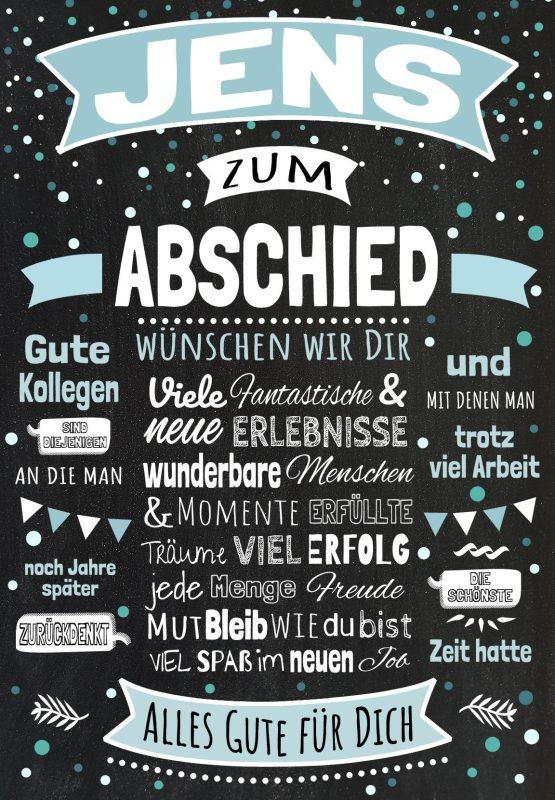 Meilensteintafel Geschenk Zum Abschied Kollegen Kollegin Personalisiert Arbeitskollegen Chalkboard Chalk