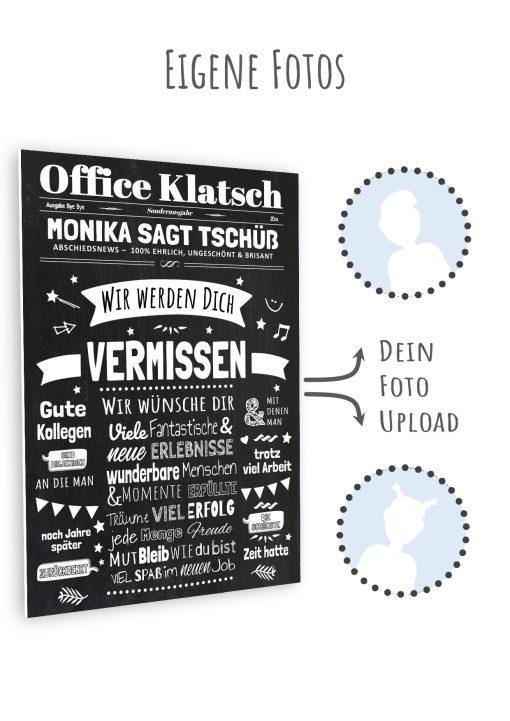 Meilensteintafel Geschenk Zum Abschied Kollegin Kollege Zeitung Personalisiert Arbeitskollegen Frau Mann Chalkboard Office Klatsch 2 211