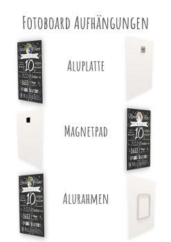 Meilensteintafel Chalkboard Geschenk 10. Hochzeitstag Rosenhochzeit Jubiläum Ehepaar Personalisiert Retro Stilvoll 1 (16)