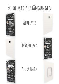 Meilensteintafel Chalkboard Geschenk 30. Hochzeitstag Perlenhochzeit Personalisiert Jubiläum Ehepaar Retro Lights14