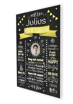 Meilensteintafel Chalkboard Geschenk 40. Geburtstag Personalisiert Witzig Geburtstagstafel Mann Frau Große Kinder07