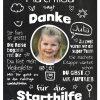 Meilensteintafel Chalkboard Geschenk Tagesmutter Abschiedsgeschenk Personalisiert Erzieherin Erzieher Personalisiert Junge Mädchen Ballon 2 (2)