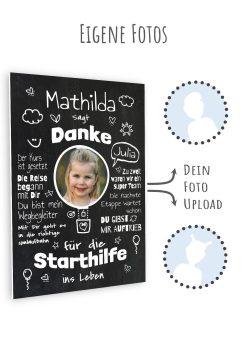 Meilensteintafel Chalkboard Geschenk Tagesmutter Abschiedsgeschenk Personalisiert Erzieherin Erzieher Personalisiert Junge Mädchen Ballon11