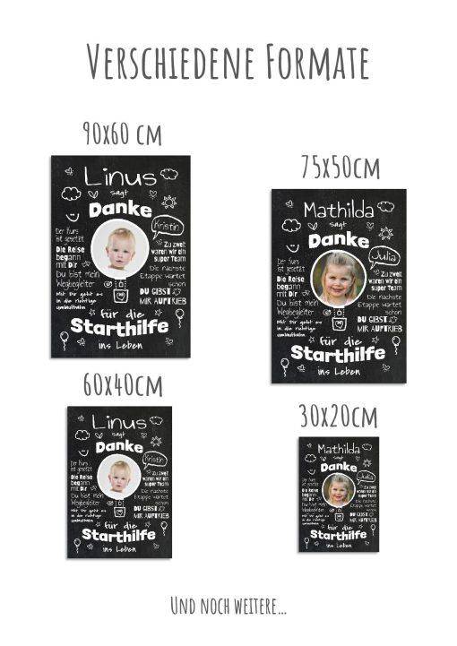 Meilensteintafel Chalkboard Geschenk Tagesmutter Abschiedsgeschenk Personalisiert Erzieherin Erzieher Personalisiert Junge Mädchen Ballon12