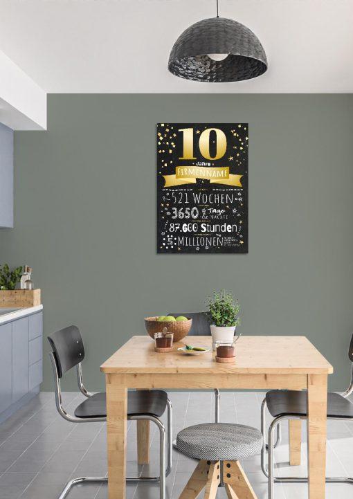 Meilensteintafel Chalkboard Geschenk Firmenjubiläum 10 Jahre Betriebsjubiläum Jubiläum Personalisiert Ausgezeichnet 102