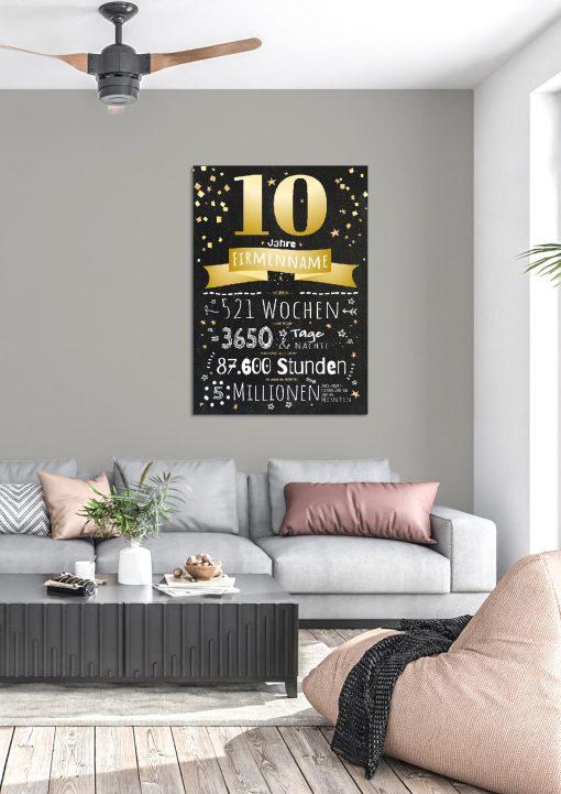 Meilensteintafel Chalkboard Geschenk Firmenjubiläum 10 Jahre Betriebsjubiläum Jubiläum Personalisiert Ausgezeichnet 103