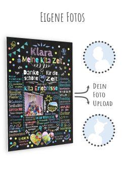 Meilensteintafel Chalkboard Geschenk Personalisiert Kita Kind Erzieher Tagesmutter Tageskind Personalisiert Junge Mädchen Bunte Erlebnisse10