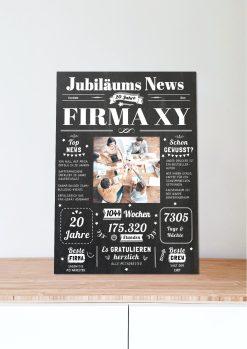 Meilensteintafel Chalkboard Jubiläum Geschenk Zeitung Personalisiert 20 Jähriges Firmenjubiläum Betriebsjubiläum 0 (8)