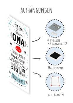 Meilensteintafel Chalkboard Super Oma Geschenk Beste Oma Muttertag Personalisiert10