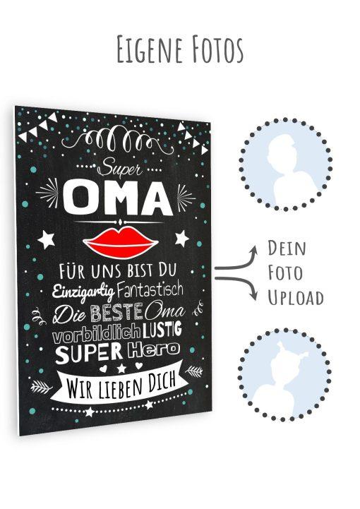 Meilensteintafel Chalkboard Super Oma Geschenk Beste Oma Muttertag Personalisiert11