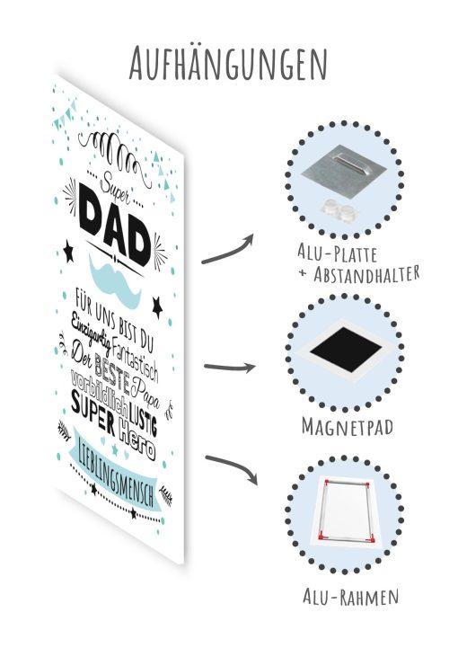 Meilensteintafel Chalkboard Super Papa Geschenk Beste Dad Vatertag Personalisiert10