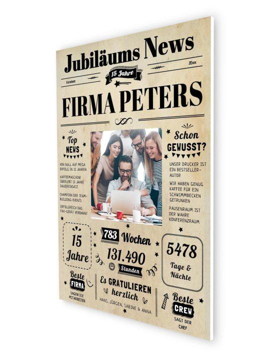 Meilensteintafel Jubiläums Zeitung Personalisiert 15 Jähriges Firmenjubiläum Betriebsjubiläum Jubiläum Geschenk07