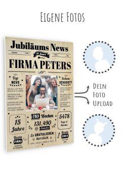 Meilensteintafel Jubiläums Zeitung Personalisiert 15 Jähriges Firmenjubiläum Betriebsjubiläum Jubiläum Geschenk11