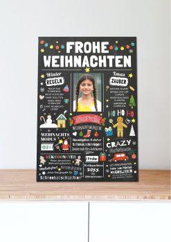 Meilensteintafel Chalkboard Geschenk Weihnachten Personalisiert Kinder Nikolaus Weihnachtszeit Mädchen Junge Weihnachtstafel05