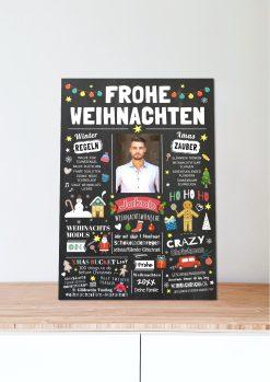 Meilensteintafel Chalkboard Geschenk Weihnachten Personalisiert Mann Frau Nikolaus Weihnachtszeit Weihnachtstafel06