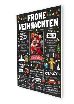 Meilensteintafel Chalkboard Geschenk Weihnachten Personalisiert Mann Frau Nikolaus Weihnachtszeit Weihnachtstafel07