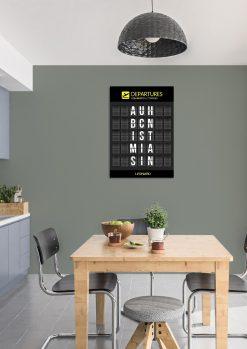 Geschenk Piloten Flughafen Abflugtafel Departure Board Reise Erinnerung Weltenbummler Personalisiert Aviation Luftfahrt Meilensteintafel 3 Letter Code02