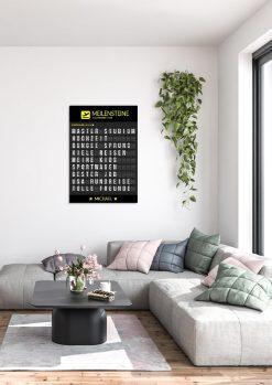 Meilensteintafel Chalkboard Geschenk 30. Geburtstag Departure Board Flughafen Abflugtafel Personalisiert Weltenbummler Aviation Mann Frau Flugfan01