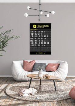 Meilensteintafel Chalkboard Geschenk 30. Geburtstag Departure Board Flughafen Abflugtafel Personalisiert Weltenbummler Aviation Mann Frau Flugfan04