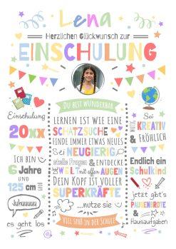 Meilensteintafel Chalkboard Geschenk Zur Einschulung Einschulungstafel Motivationstafel Schulanfang Personalisiert Junge Mädchen 2