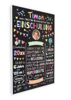 Meilensteintafel Chalkboard Geschenk Zur Einschulung Einschulungstafel Motivationstafel Schulanfang Personalisiert Junge Mädchen Kreide (7)