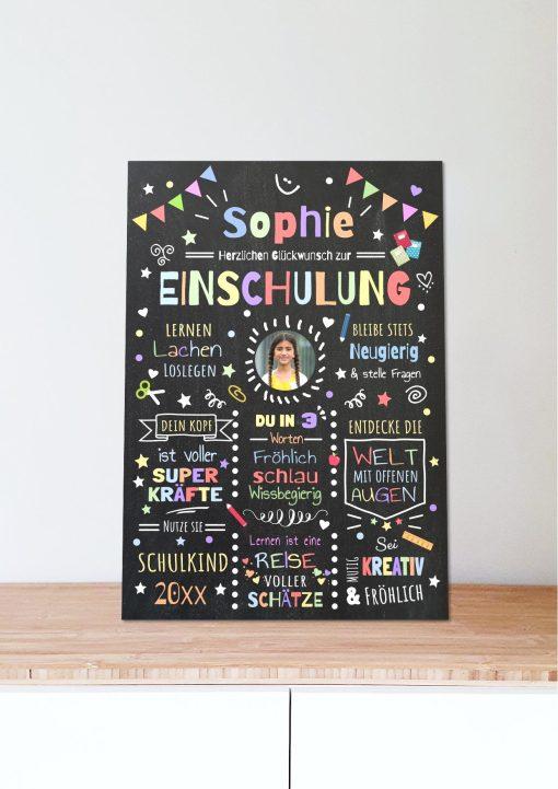 Meilensteintafel Chalkboard Geschenk Zur Einschulung Einschulungstafel Schulanfang Personalisiert Junge Mädchen Affirmation Motivation 0 (10)