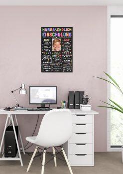 Meilensteintafel Chalkboard Geschenk Zur Einschulung Einschulungstafel Schulanfang Personalisiert Junge Mädchen Schulspaß 02