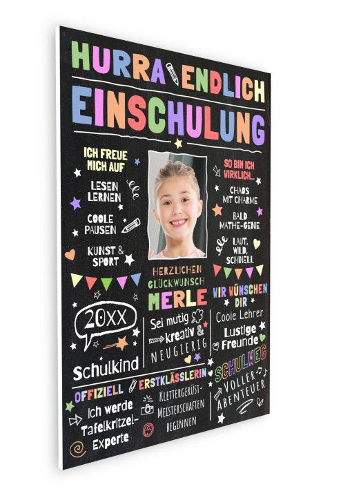 Meilensteintafel Chalkboard Geschenk Zur Einschulung Einschulungstafel Schulanfang Personalisiert Junge Mädchen Schulspaß 408